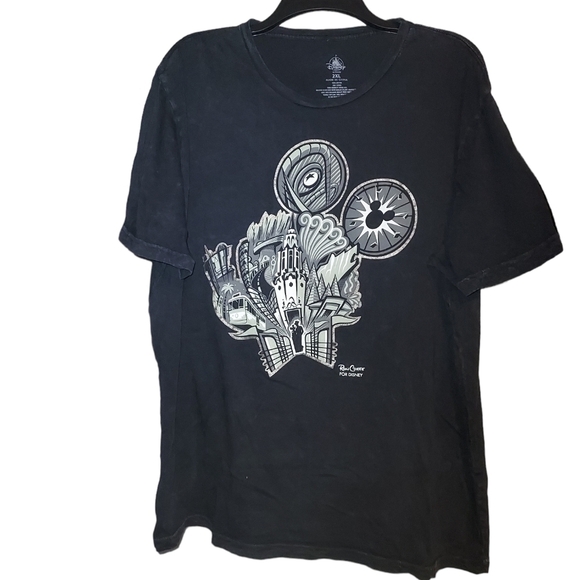 Disney Other - Disney artist series ron cohee mickey mouse black stoneware shirt